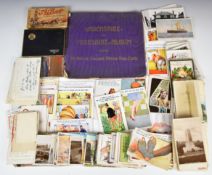 Approximately two hundred and fifty vintage postcards comprising over fifty comic and seaside humour