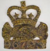 The Hand in Hand Fire Office lead firemark (W2B) issued circa 1900, H22cm