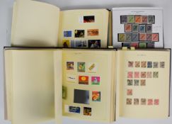 A collection of Austrian stamps in four SG Simplex medium albums 1850-2014, 19thC issues including