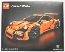 Lego Technic Porsche 911 GT3 RS, 42056, 2016, in original box with instructions and stickers.