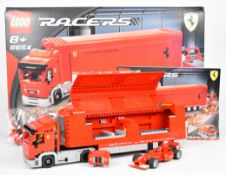 Lego Racers Scuderia Ferrari Truck, 8654, assembled with original box and instructions.
