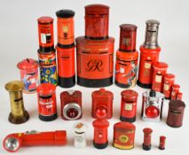 [Postal Interest] Collection of novelty Royal Mail Post Office money boxes and similar, with some
