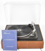 Garrard SP25 single record player / turntable, with original instruction manual.