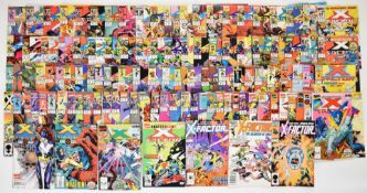 One hundred and ten issues of X-Factor comics by Marvel to include issues #5 & #6 (1st Apocalypse