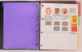 Album of Cinderella poster stamps and adverts