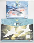 Two Corgi The Aviation Archive 'Military Air Power' diecast model boxed sets comprising Avro