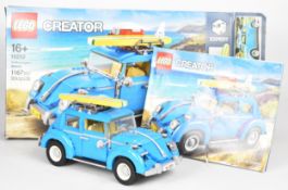 Lego Creator Volkswagen Beetle, 10252, 2016, assembled with original box and instructions.