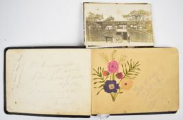 WW1 album belonging to nurse Annie Brice while she was practicing at Stechford VAD Military Hospital