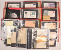 Collection of USA postal stationery in eight volumes, 1870's to mid 20thC together with a collection
