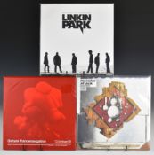 Three Indie Rock / House / Trip Hop LPs Linkin Park Minutes to Midnight, Massive Attack Protection