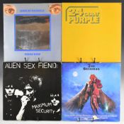 Approximately forty Heavy Rock / Pop / Post Punk / Rock etc LPs. Eclectic Mix.  Alien Sex Fiend, Jim