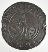 Patriotic Insurance Co of Ireland lead firemark (W73A), by repute ex Talford-Cooke collection, H24.