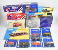 Twenty mostly Corgi diecast models to include vehicles from the Classics, Millennium, Superhaulers