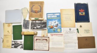 [Castrol Oil] Collection of ephemera relating to Sir Charles Wakefield, 1st Viscount Wakefield (