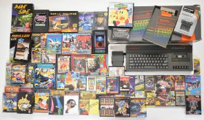 Sinclair ZX Spectrum +2 computer together with approximately one hundred and fifty games to
