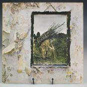Led Zeppelin Untitled / IV (Atlantic 2401012) UK plum/red label LP. Misty Mountain Hop is