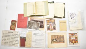 Postmasters Manual 1950s/60s with folder of Personnel Manual Sub-Postmasters. Post Office Rules