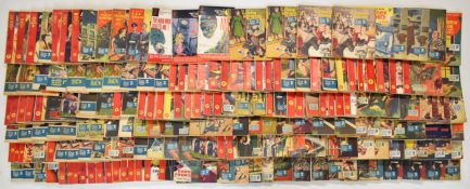 One hundred and eighty Sexton Blake detective pulp fiction books, published by The Amalgamated Press