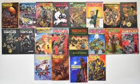 Teenage Mutant Ninja Turtles The Collected Book volumes #1-5 with four and five both signed by Kevin