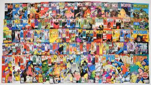 Eighty four Wolverine comics by Marvel comprising issues 1-77, 79-84, 86 and 88.
