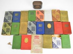 [Postal Interest] Collection of fifteen vintage Post Office Savings Money Banks in book-form