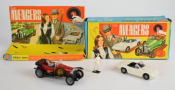 Corgi Toys The Avengers Gift Set 40 diecast model cars comprising Vintage Bentley and Lotus Elan