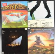 Approximately fifty two Prog Rock / Classic Rock / Folk Rock / Rock etc LPs. Four Beatles