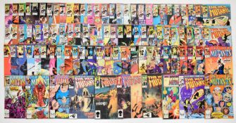 Ninety The New Mutants comics by Marvel comprising a straight run issues #1-81, 83-85, 87 (1st
