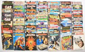 Sixty seven Copper Age DC comics comprising Batman, Green Arrow, Animal Man and Doc Savage titles.