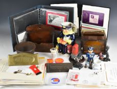 Royal Mail and Post Office collectibles, stamps and other items to include Kevin Francis Toby jug '