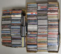 Approximately three hundred CDs. Rock / Pop / Dance / Post Punk / Compilations. Also includes a