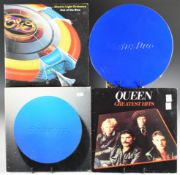 Approximately fifty eight LPs. Rock / Pop / Soul etc. two Status Quo Box Sets including Round Blue