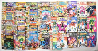 One hundred and seventy Bronze and Copper Age Marvel comics to include Fantastic Four, The Amazing