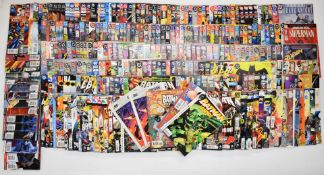 Approximately three hundred Copper and Modern Age DC comics comprising mostly Batman and Superman