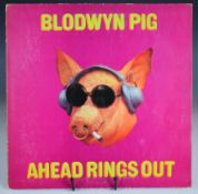 Blodwyn Pig Ahead Rings Out (Island ILPS-9101) with pink 'bulls eye' label, only issued for a very