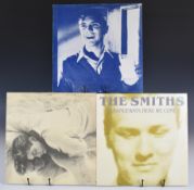Three Smiths records comprising LP Strangeways, Here We Come and two 12