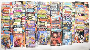 Over two hundred Marvel comic books dating from the mid 1990's to early 2000's including a