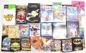Forty two Commodore Amiga big box computer games to include Zool, Beneath the Steel Sky, The