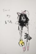 Antony Micallef (b.1975) signed limited edition 220/250 print 'Save My Soul', with Pictures on Walls