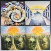 Nineteen Prog / Psychedelic LPs comprising sixteen Moody Blues two copies In Search Of The Lost