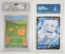 Pokémon TCG - Ditto 2022 Sword & Shield 197/172 Art Rare and Galarian Darmanitan V 036/185, both