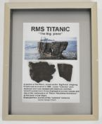 [RMS Titanic] a pair of 'rusticles' removed from 'The Big Piece', ie the 18 tonne salvaged section