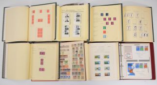 GB stamp collection in eleven albums and one stockbook 1937-1976 including a volume of regional