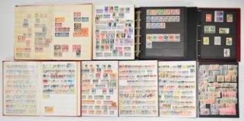 Collection of European stamps mint and used in albums and stockbooks, includes  Portugal, Spain,