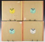 Set of seven Alpha Omega AΩ Beatles bootleg LPs. Believed to have been issued as two lots of four
