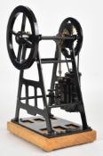 Murray's hypocycloidal live steam stationary engine with planetary gear crank, eccentric driven
