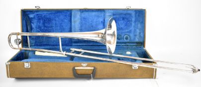 Yamaha YSL-352S tenor trombone, serial No.016296 bell and 302012 slide, in fitted carry case.