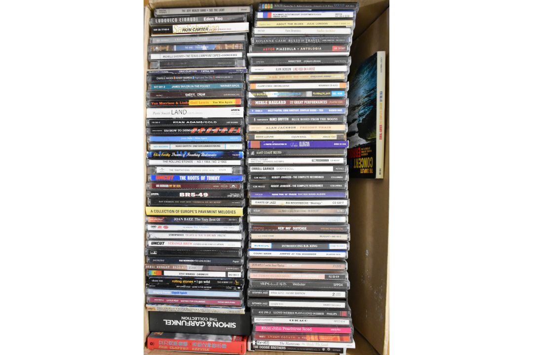 Approximately eighty five Rock / World / Folk / Jazz / Soul / Pop etc CDs includes Eric Clapton
