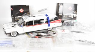 Eaglemoss - Ghostbusters 'Build the Ecto-1 Monthly' 1:8 scale model, part built with a quantity of