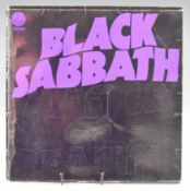 Black Sabbath Masters of Reality (Vertigo 6360 050) UK first press LP, with 'swirl' label. Housed in